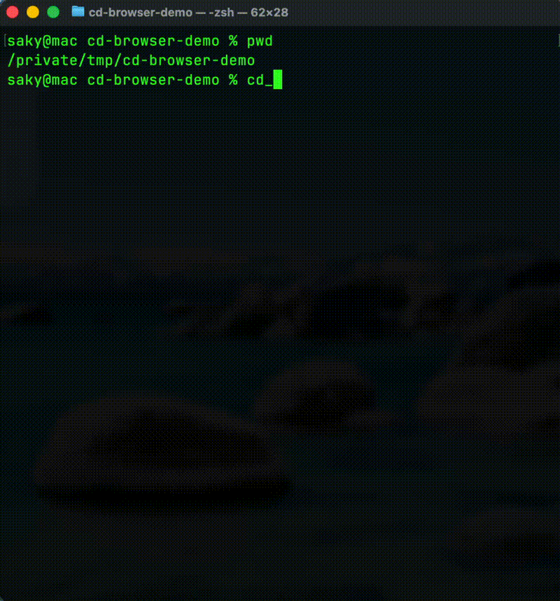 cd-browser demo